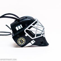 Купить Подвеска шлем хоккейный вратарский Бостон черный