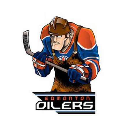 Наклейка Edmonton Oilers