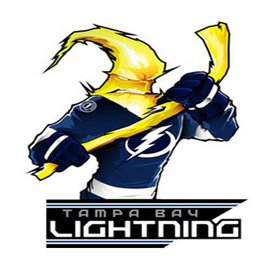 Купить Наклейка Tampa Bay Lightings Mascot