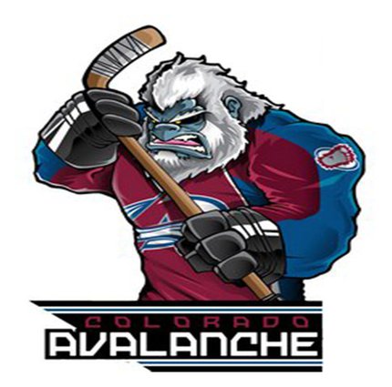 Наклейка Colorado Avalanche Mascot
