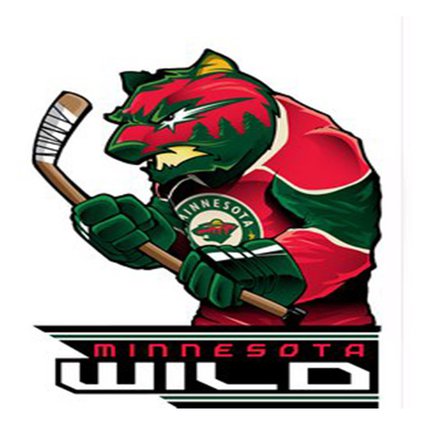 Наклейка Minnesota Wild Mascot