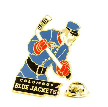 Значок Columbus Blue Jackets Mascot