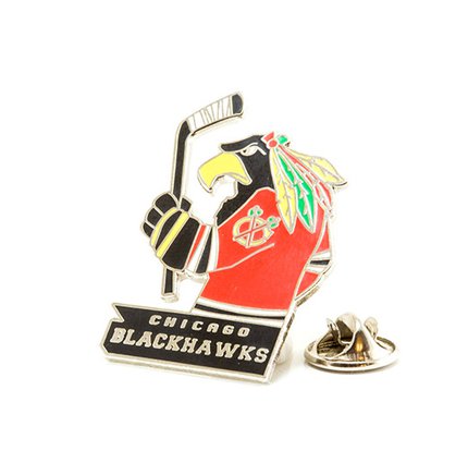 Значок Chicago Blackhawks Mascot