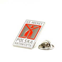 Купить Значок ЧМ 1976 хоккей Польша