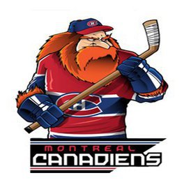 Наклейка Montreal Canadiens Mascot