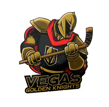 Наклейка Vegas Golden Knights Mascot