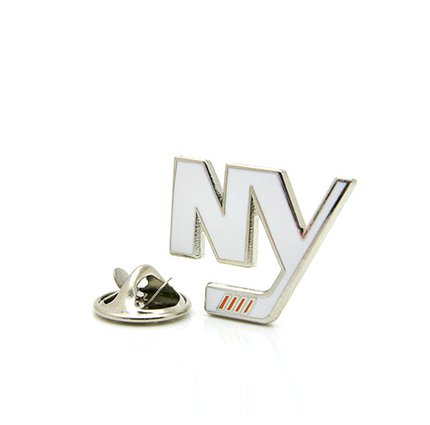 Значок NHL New York Islanders "Эмблема белая"