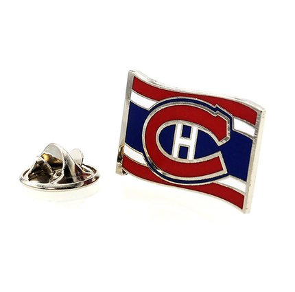 Значок NHL Montreal "Эмблема флаг"