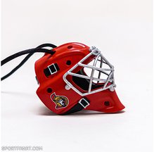 Купить Подвеска шлем хоккейный вратарский Оттава красный
