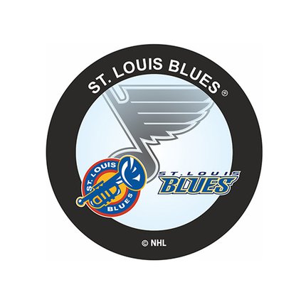 Шайба три логотипа St.Louis Blues