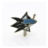 Значок НХЛ Сан-Хосе Шаркс Эмблема черная