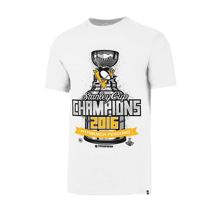 Футболка Pittsburgh Penguins White 2016 Stanley Cup Champions