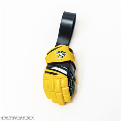 Брелок-крага хоккейная Pittsburgh Penguins