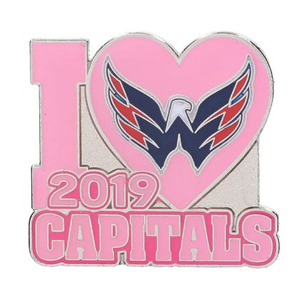 Значок Washington Capitals 2019 Love Collectible Pin