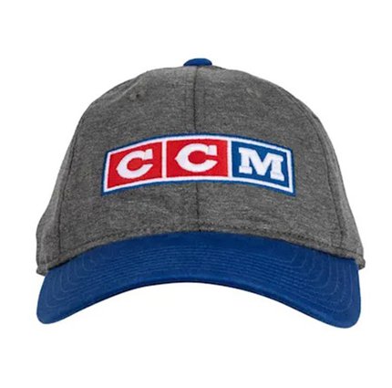 Бейсболка CCM 3 Block Slouch Adjustable Cap Gray