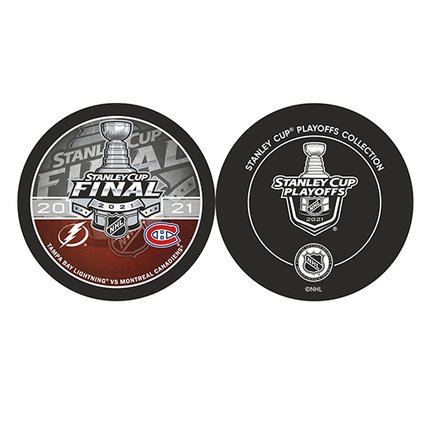 Шайба НХЛ Stanley Cup Final 2021 Тампа-Монреаль 2-ст.
