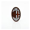 Значок ФК Милан Италия эмблема нью краснобелая