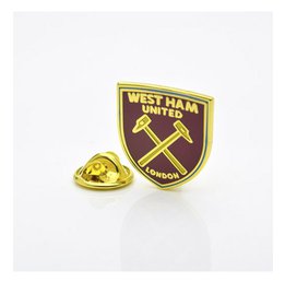 Купить Значок ФК Вест Хэм Юнайтед Лондон Англия эмблема цветная
