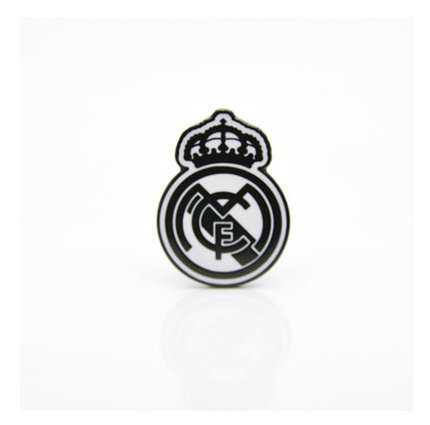 Значок ФК Реал Мадрид Испания эмблема монохром