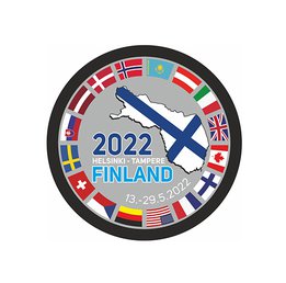 Купить Шайба ЧМ 2022 Финляндия Флаги 1-ст.