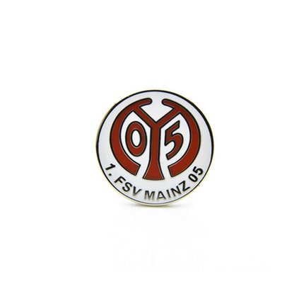 Значок ФК Майнц-05 Германия эмблема белый фон