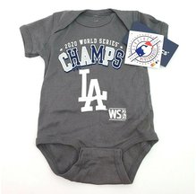 Купить Боди Fanatics Infant Charcoal Los Angeles Dodgers 2020 World Series Champions