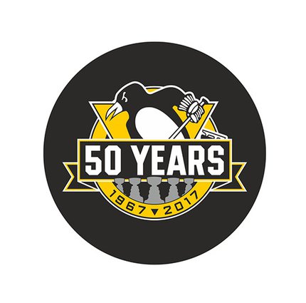 Шайба Pittsburgh Penguins 50 YEARS