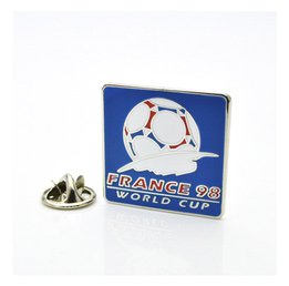 Купить Значок чемпионат мира по футболу 1998 (Франция) эмблема синяя