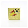 Значок чемпионат мира по футболу 1982 (Испания) эмблема желтая