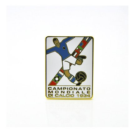 Значок чемпионат мира по футболу 1934 (Италия) эмблема белая