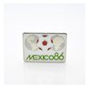 Значок чемпионат мира по футболу 1986 (Мексика) эмблема белая