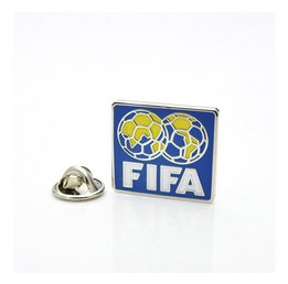 Купить Значок ФИФА эмблема синяя
