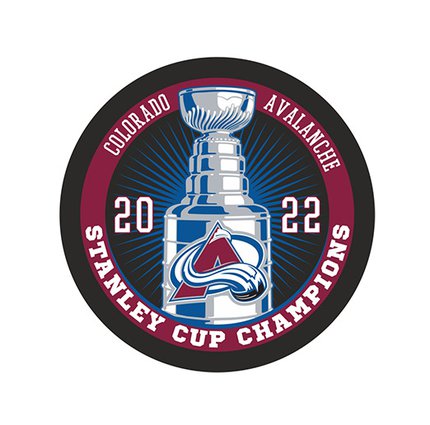 Шайба Colorado Avalanche Stanley Cup Champions 2022 №1