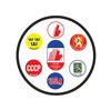 Шайба COUPE CANADA с лого 6 стран 1-ст.