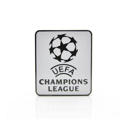 Значок Лига Чемпионов УЕФА эмблема белая