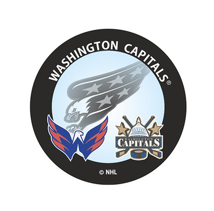 Шайба НХЛ три логотипа Вашингтон 1-ст.