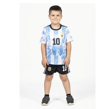 Купить Форма сборной Аргентины ЧМ 2022 MESSI с фото детская УЦЕНКА