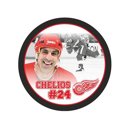 Шайба Игрок НХЛ CHELIOS №24 Детройт 1-ст.