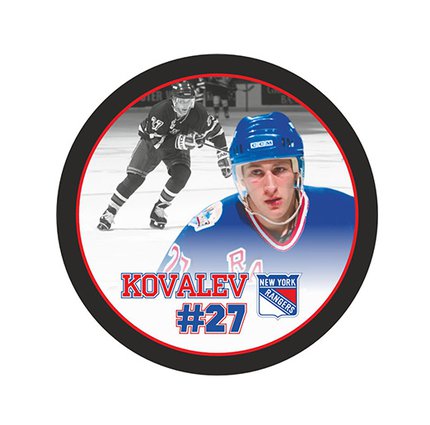 Шайба Игрок НХЛ KOVALEV Рейнджерс №27