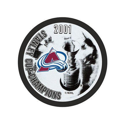Шайба Colorado Avalanche Stanley Cup Champions 2001