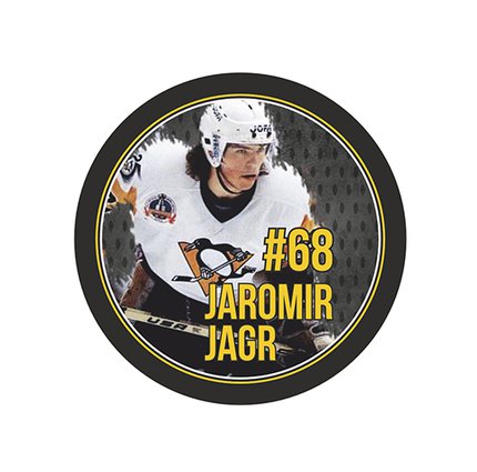Шайба Игрок НХЛ JAROMIR JAGR №68 Питтсбург 1-ст.