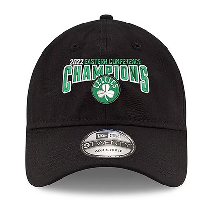 Бейсболка Boston Celtics New Era 2022 Eastern Conference Champions Wordmark 9TWENTY