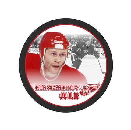 Шайба Игрок НХЛ KONSTANTINOV №16 Детройт 1-ст.